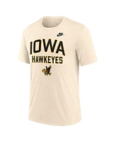 Nike Men's Natural Iowa Hawkeyes Legacy Campus Bold Tri-Blend T-Shirt