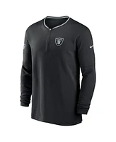 Nike Men's Black Las Vegas Raiders Coach Half-Zip Sweatshirt