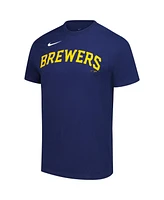 Nike Men's Navy Milwaukee Brewers Sundown T-Shirt