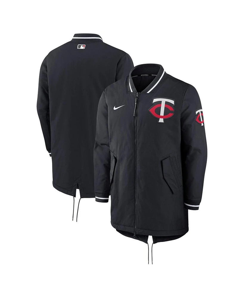 Nike Men's Navy Minnesota Twins Dugout Performance Full-Zip Jacket