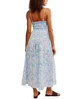 Free People Women's Sweet Nothings Cotton Smocked Maxi Dress