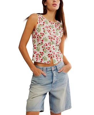 Free People Women's Tilly Cotton Printed Vest