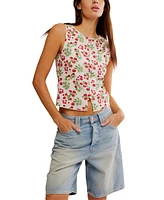 Free People Women's Tilly Cotton Printed Vest