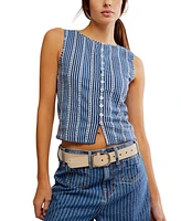 Free People Women's Tilly Cotton Printed Vest