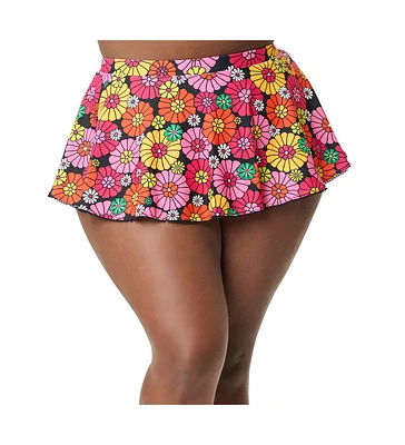 Unique Vintage Plus Size Pin-Up Coronado Swim Skirt