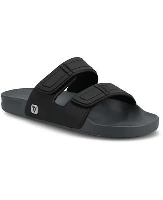 Vance Co. Men's Mario Comfort Adjustable Strap Slide On Sandals