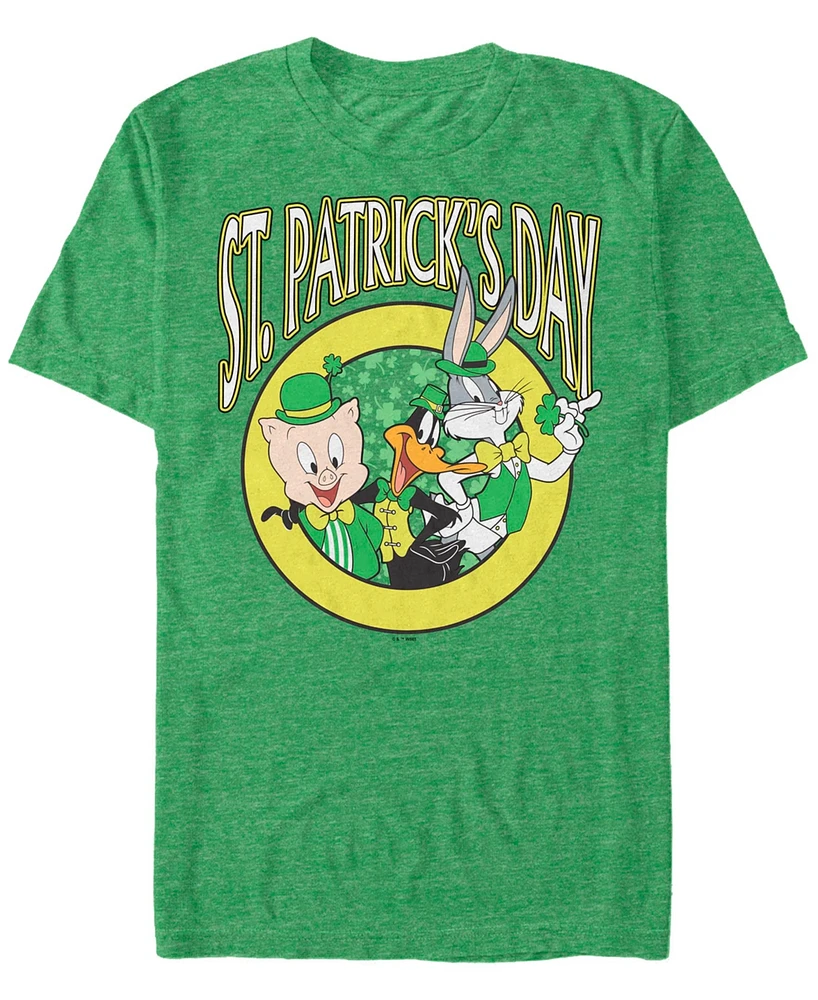 Looney Tunes Men's Team St Pats Short Sleeve T-Shirt