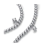 Pandora Sterling Silver Sparkling Drops Tennis Bracelet