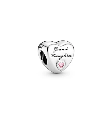 Pandora Sterling Silver Grand Daughter Heart Charms
