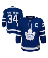 Outerstuff Big Boys and Girls Auston Matthews Blue Toronto Maple Leaves Home Premier Player Jersey