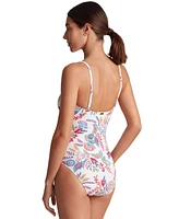 Lauren Ralph Women's Printed One-Piece Swimsuit