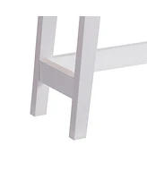 Sleek Modern Console Table with Drawer & Mini Shelves for Entryway or Living Room