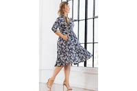 Kiyonna Plus Royal Sweetheart Cocktail Dress