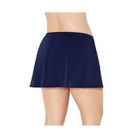 Swimsuits for All Plus Chlorine Resistant A-Line Swim Skirt