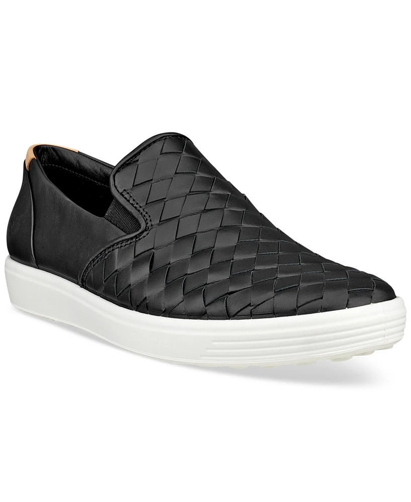 Ecco Women's Soft 7 Woven 3.0 Slip-On Sneakers