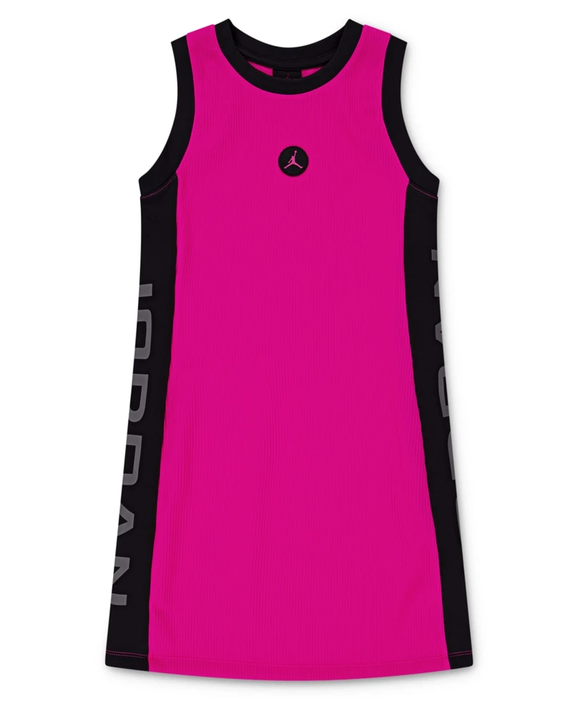 Jordan Big Girls Ribbed Dress