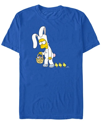 The Simpsons Men's Easter Bart Short Sleeve T-Shirt
