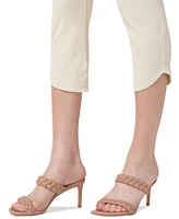 Hue Women's Game Changing Tulip-Hem Denim Capri Leggings