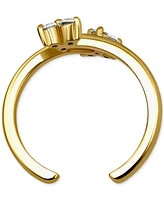 Giani Bernini Triple Round Cubic Zirconia Cluster Adjustable Toe Ring, Exclusively at Macy's