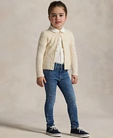 Polo Ralph Lauren Toddler and Little Girls High-Rise Skinny Fit Stretch Jeans