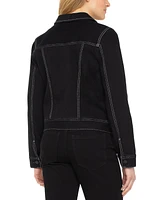 Liverpool Los Angeles Women's Contrast Stitch Utility Trucker Jacket