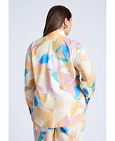 Eloquii Plus Button Down Top