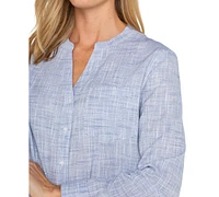 Liverpool Los Angeles Women's Cotton Long-Sleeve Shirt