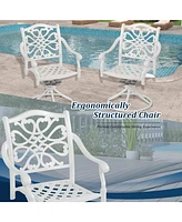 Patio Dinning Swivel Chair Set of 2 Outdoor Swivel Rocker Patio Chairs Bistro Chairs Outdoor Dining Chairs