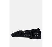 Miyako Handcrafted Soft Suede Leather Flats