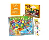 Quokka 3X Set Learning Board Games for Kids 6-8 - Educational Trivia Cards Ages 8-12