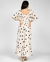 Seraphine Women's Maternity Shirred Bodice Midi Dress