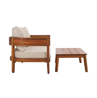 Theo Outdoor Bench And Table Set