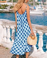 Cupshe Women's Vacay Ready Geo Maxi Beach Dress