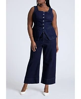 Eloquii Plus Denim Vest