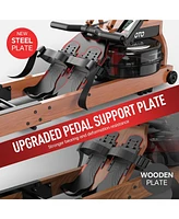 Joroto Rowing Machines for Home Use, Foldable Rower Machine with Bluetooth Monitor, Tablet Holder Water Rowing Machine