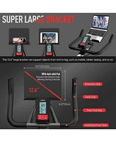 Joroto X2|X2PRO Exercise Bike, X4S Bluetooth Stationary Indoor Cycling Bike with Readable 100 Levels Magnetic Resistance, Plus 12.6 inch Tablet Bracke
