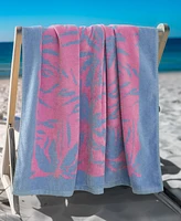 Jessica Simpson Palm Bliss Cotton Beach Towel, 36" x 72"