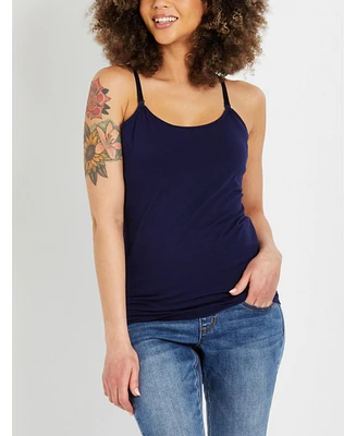 Motherhood Maternity Plus Clip Down Nursing Tank Top Cami - 2 Pack