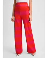 Isaac Mizrahi Women's Wide Leg Ponte Pant