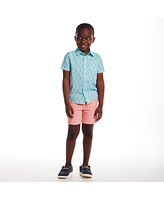 Andy & Evan Toddler Boys Toddler/Child Navy Limes Seersucker Buttondown Shorts Set