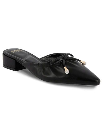 Jones New York Women's Karise Pointed Toe Slip On Mules
