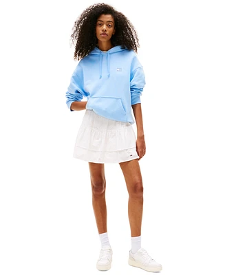 Tommy Jeans Women's Cotton Embroidered Mini Skirt