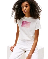 Tommy Jeans Women's Cotton Gradient Flag Graphic T-Shirt