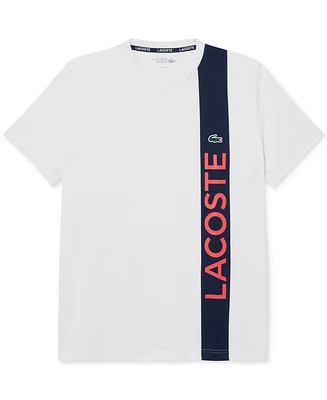 Lacoste Men's Short Sleeve Performance Logo Stripe T-Shirt - HI1