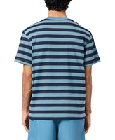 Lacoste Men's Short Sleeve Crewneck Striped T-Shirt - GAI