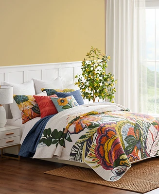 Levtex Grandiflora Overgrown Garden -Pc. Quilt Set