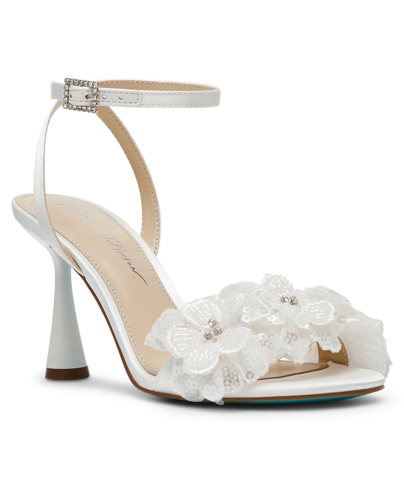 Betsey Johnson Women's Cali Flower Dress Sandals