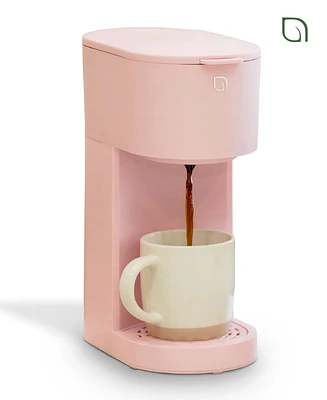 Willow Kitchen Compact Single Serve Coffee Maker - Compatible with K-Cup Pods Ground