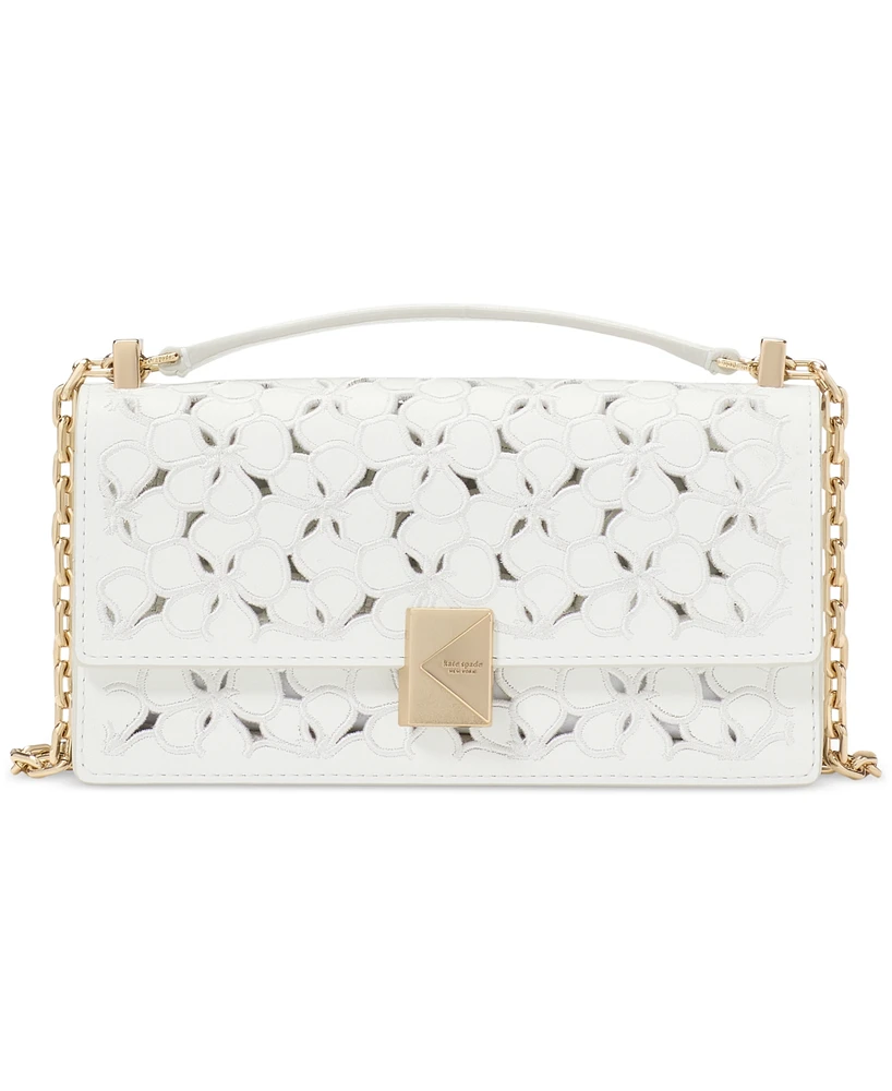 kate spade new york Eyelet Deco Mini Leather Crossbody Bag