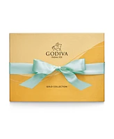 Godiva Assorted Milk Chocolate Gift Box with Aqua Ribbon, 36 Pieces
